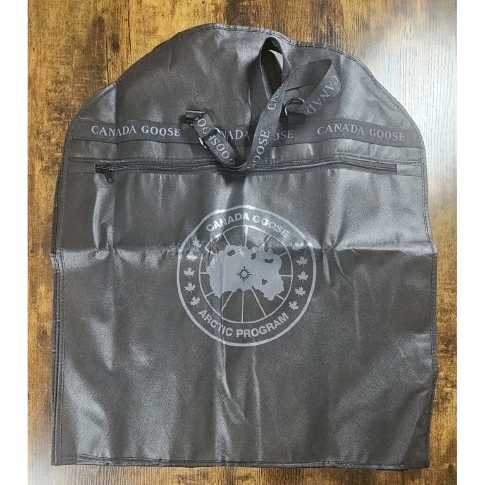 Canada Goose 53" Black Wardrobe Garment Bag Zip Snap Dust Bag Coat Protector